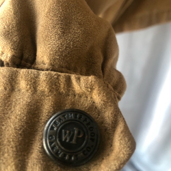 WEATHERPROOF GARMENT Co. tan suede feel Men's jacket.HOST PICK"Best in Jackets" - Picture 5 of 14